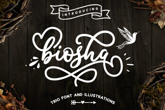 Biosha Font: A Handwritten Touch for Standout Design