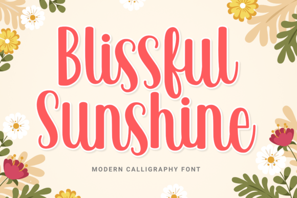 Blissful Sunshine: The Handwritten Font That Elevates Your Brand