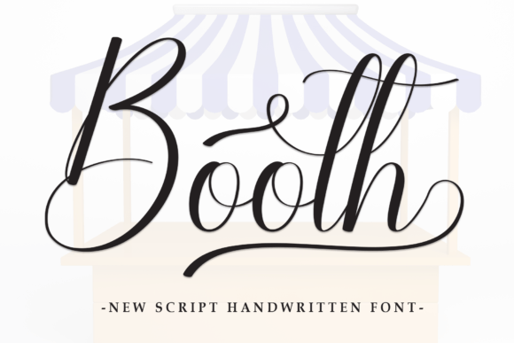 Booth: A Handwritten Font for Creative Expression