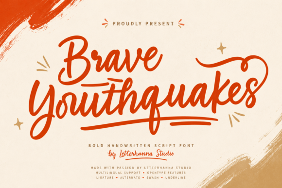 Brave Youthquakes Font: A Creative Typographic Tool