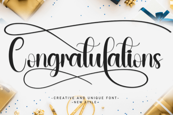 Celebrate with Style: The Power of Congratulations Font
