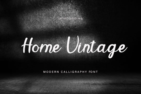Discover the Charm of Home Vintage Font