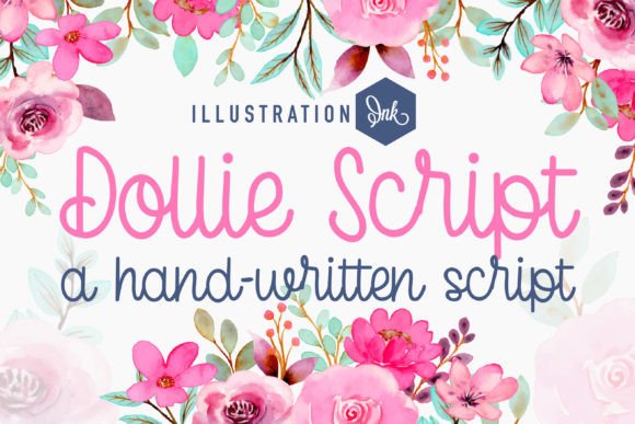Dollie Script: A Whimsical Handwritten Font for Playful Design