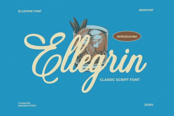 Ellegrin: A Timeless Script Font for Modern Design