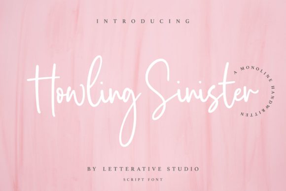 Howling Sinister: A Font That Elevates Your Design