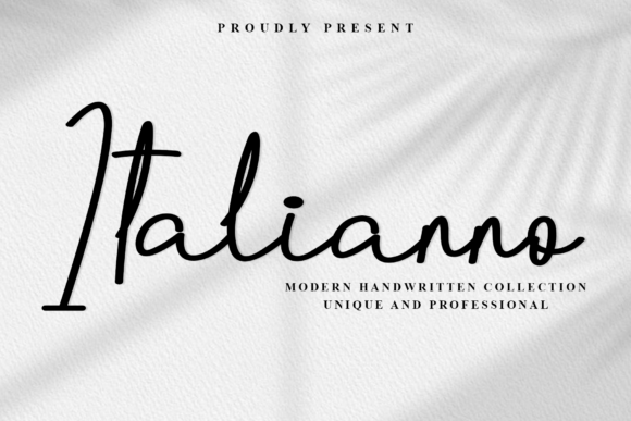 Italianno: A Modern Handwritten Font with a Fresh Perspective