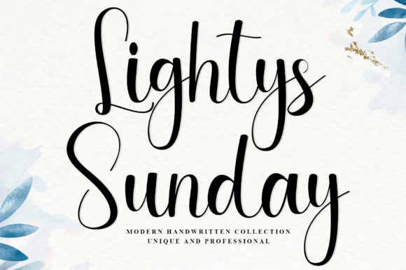 Lightys Sunday: A Font for Autumnal Sophistication and Creative Workflow