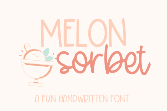 Melon Sorbet Font for Creative Design