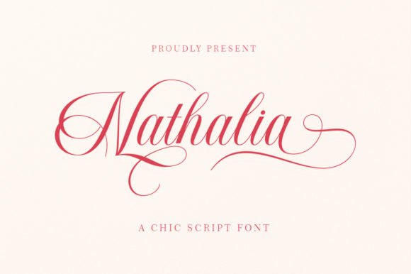 Nathalia: A Handwritten Font for Elegant Design