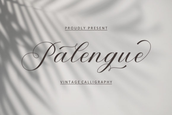 Palengue: A Delicate Handwritten Font for Creative Expression