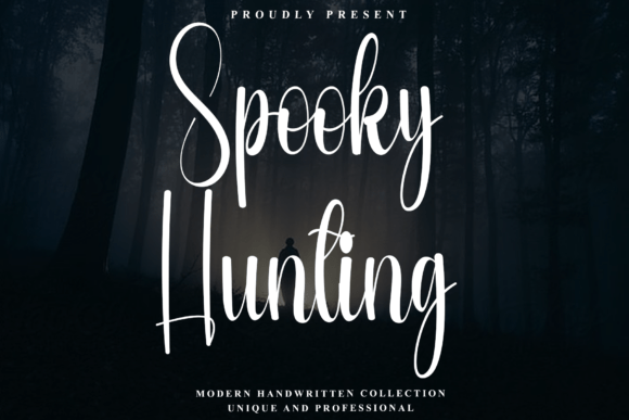 Spooky Hunting: The Ultimate Autumn Font for Creative Professionals
