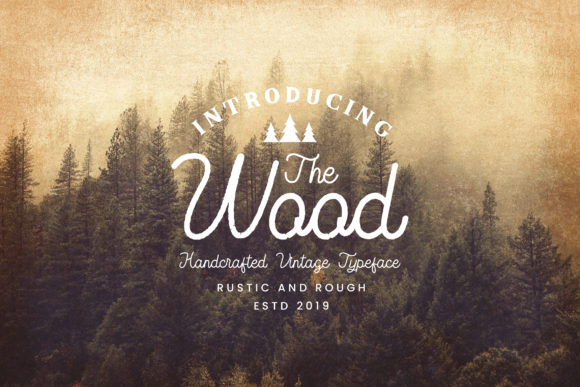 The Wood: A Versatile Handwritten Font for Creative Expression